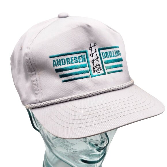 Vaughn Headwear Other - Andresen Drilling Gray Snapback Hat Youngan Headwear Vintage